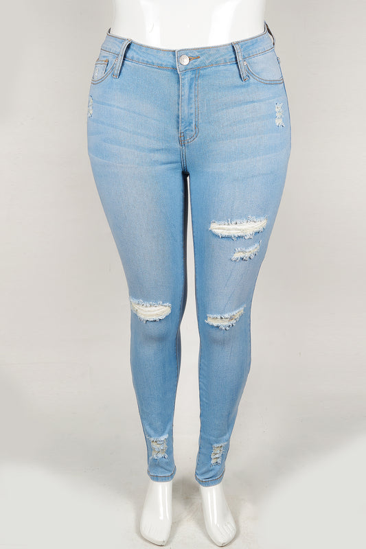 BX269-PLUS SIZE-SKINNY-LIGHT